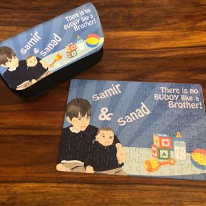 Bundle of Pencil case and cartoon puzzle