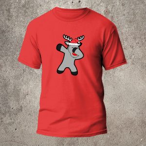 Christmas Reindeer Dabbing T-shirt
