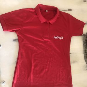 Avaya Red Polo Shirt