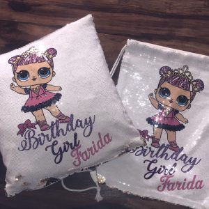 Cushion and String bag bundle