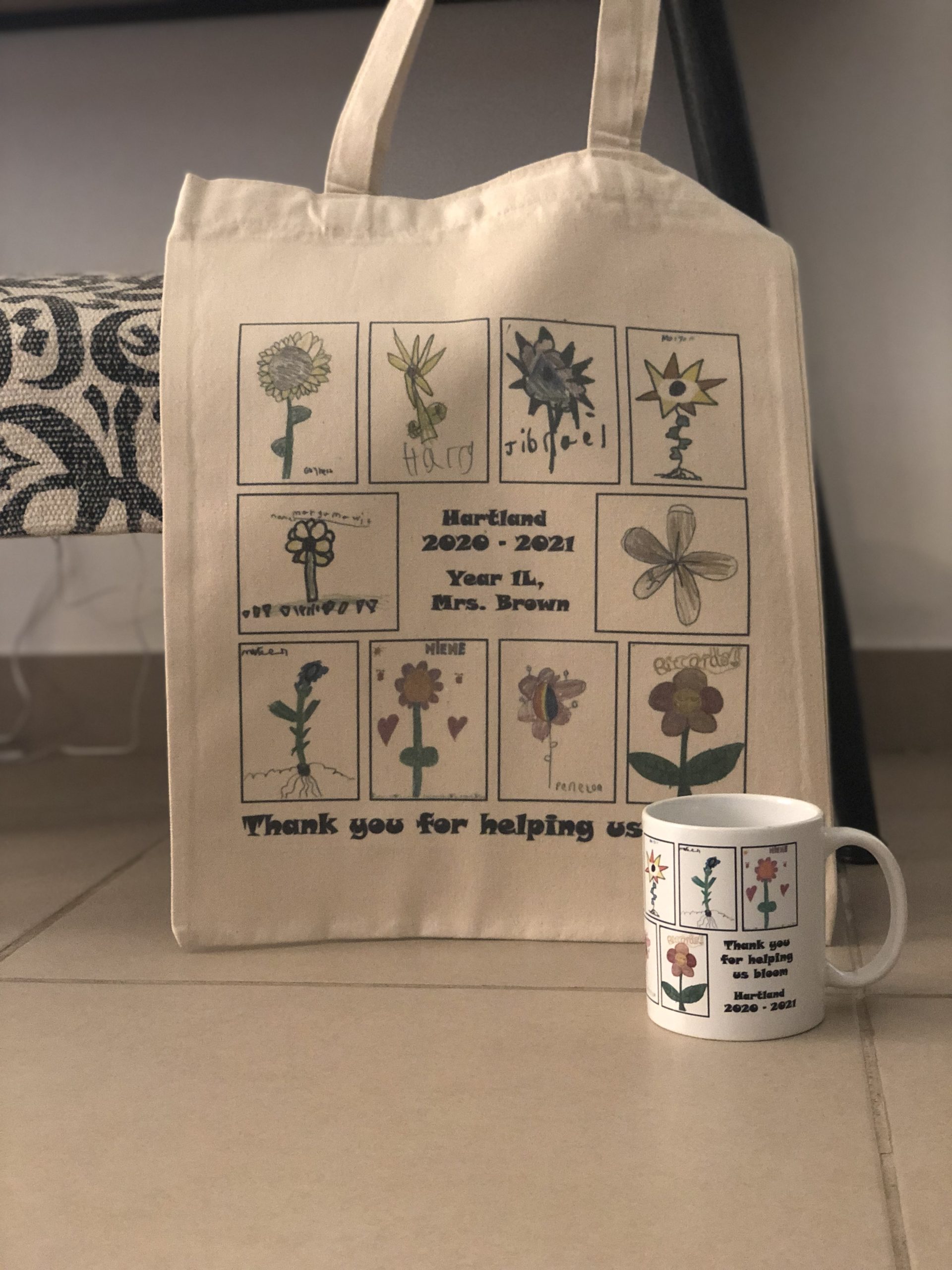 Tote bag with Mug