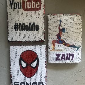 Sequin Notebook custom