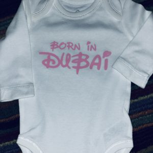Born in Dubai onesie