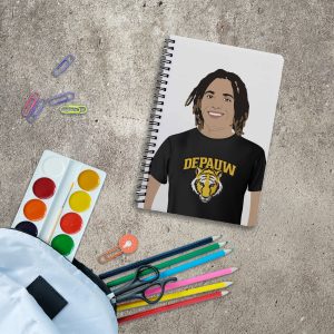 Notebook with your picture cartoonized